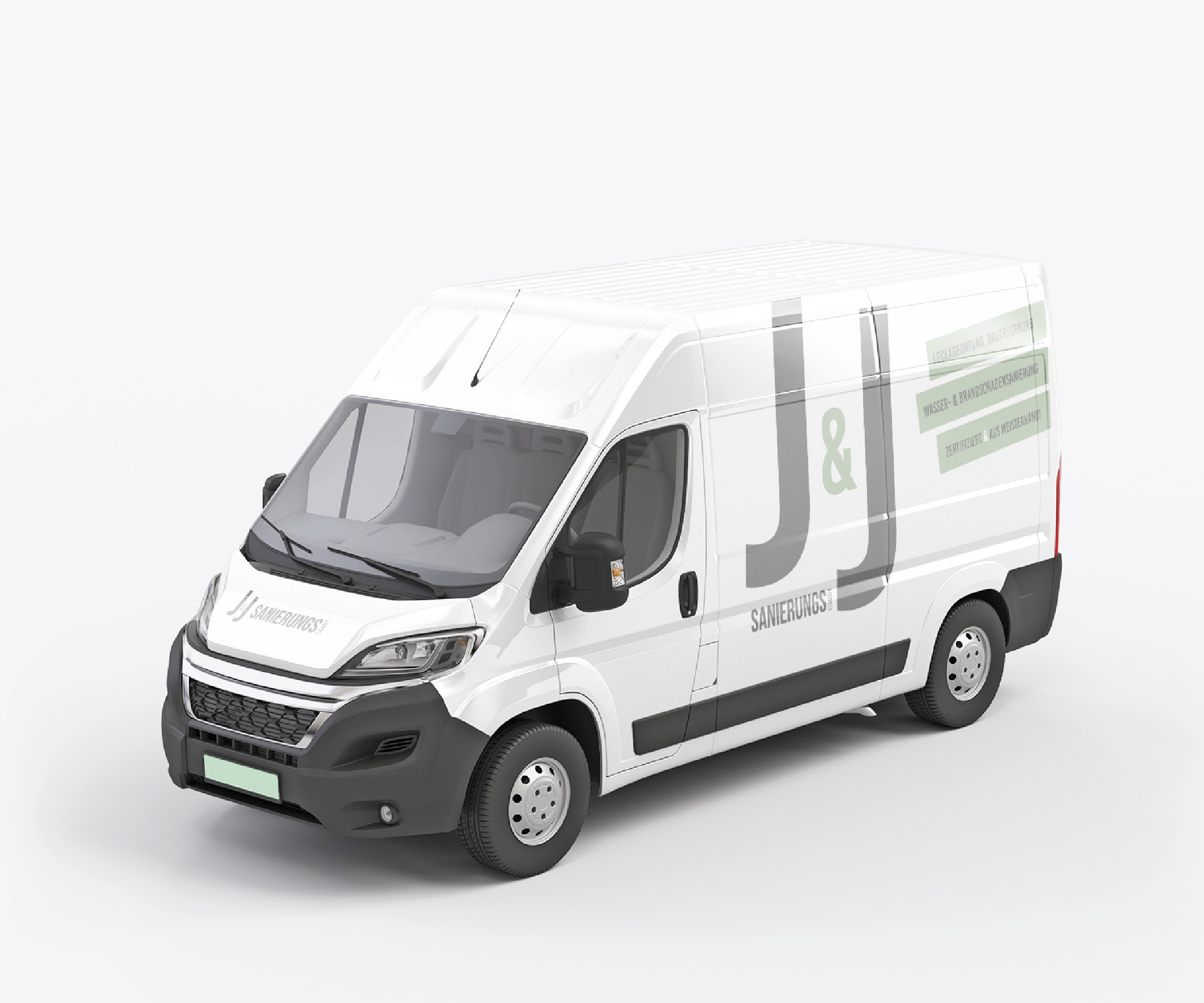 Fahrzeugbeschriftung J&J SanierungsGmbH